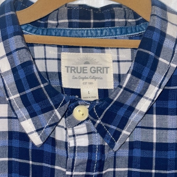True Grit Plaid Button Down - Picture 3 of 3